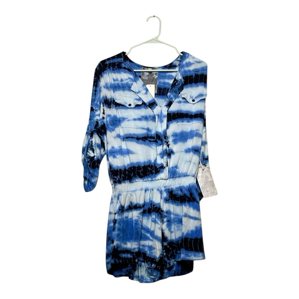 Women’s NWT Young, Fabulous, and Broke Malik tie-dye romper, size small
